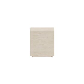 Sidobord Lissabon, 40 × 40 cm, Beige