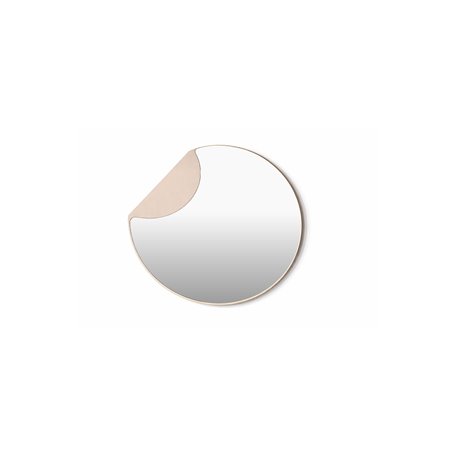 Liten spegel Mui, Beige,Clear