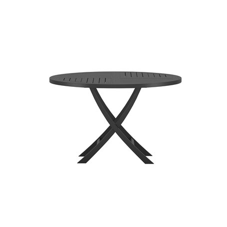 Runt matbord Kenya, Ø120 cm, Svart