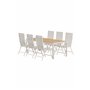 Matgrupp Break med Break matstolar, 205 × 90 cm