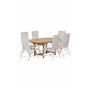 Matgrupp Kenya med Break matstolar, 180 × 120 cm