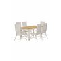 Matgrupp Panama med Break matstolar, 160 × 90 cm