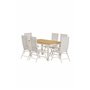 Matgrupp Panama med Break matstolar, 160 × 90 cm