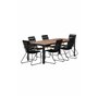 Matgrupp Bois med Bois matstolar, 205 × 90 cm
