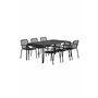 Matgrupp Borneo med Peking matstolar, 200 × 100 cm