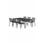 Matgrupp Borneo med Peking matstolar, 200 × 100 cm