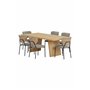 Matgrupp Logga med Butterfly matstolar, 210 × 100 cm