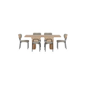 Matgrupp Lillehammer med Butterfly matstolar, 200 × 90 cm