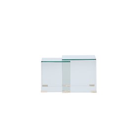 Sidobord Telemark sidobord, 142,236 × 142,236 cm, Transparent
