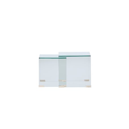 Sidobord Telemark sidobord, 142,236 × 142,236 cm, Transparent