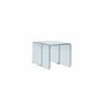 Sidobord Telemark sidobord, 142,236 × 142,236 cm, Transparent