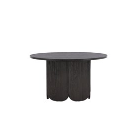 Runt soffbord Tekla, Ø80 cm, Svart