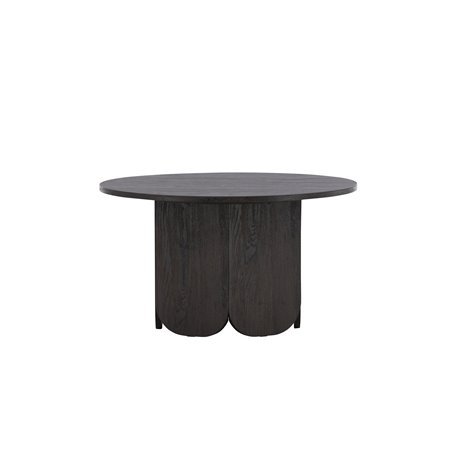 Runt soffbord Tekla, Ø80 cm, Svart