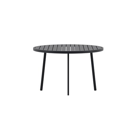 Runt matbord Giardini, Ø120 cm, Svart