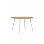 Runt matbord San Vito, Ø120 cm, Beige