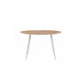 Runt matbord San Vito, Ø120 cm, Beige