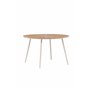 Runt matbord San Vito, Ø120 cm, Beige