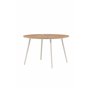 Runt matbord San Vito, Ø120 cm, Beige