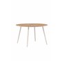 Runt matbord San Vito, Ø120 cm, Beige