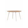 Runt matbord San Vito, Ø120 cm, Beige