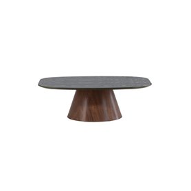 Soffbord Lanzo soffbord, 120 × 92.5 cm, Dark Grön