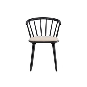 Matstol Bobby, Beige/Svart