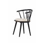 Matstol Bobby, Beige/Svart