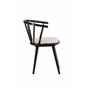 Matstol Bobby, Beige/Svart