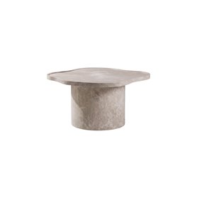 Runt soffbord Ilse, Ø90 cm, Beige