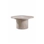 Runt soffbord Ilse, Ø90 cm, Beige