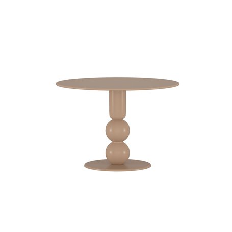 Runt matbord Boule, Ø110 cm, Brun