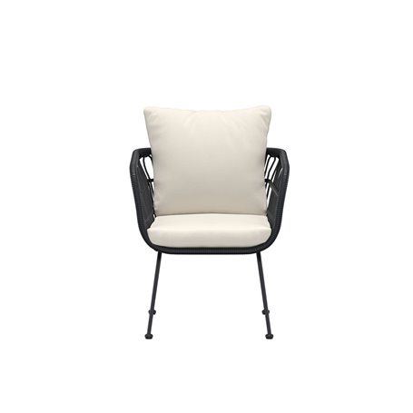 Matstol Isola, Beige/Svart