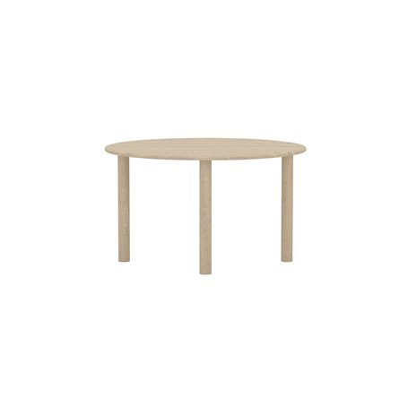 Ovalt matbord Hilo, 130 × 110 cm, Natur
