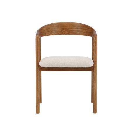 Matstol Långön, Beige/Mörkbrun