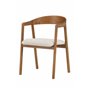 Matstol Långön, Beige/Mörkbrun