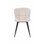 Matstol Lily, Beige/Svart