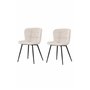 Matstol Lily, Beige/Svart