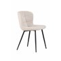 Matstol Lily, Beige/Svart