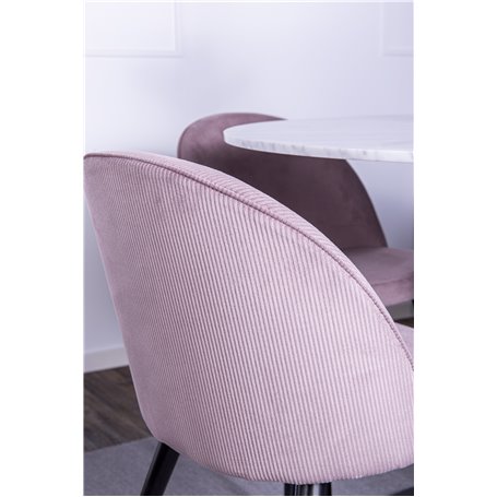 Matgrupp Estelle med Velvet matstolar