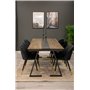 Matgrupp Jakarta med Velvet matstolar, 200 × 90 cm