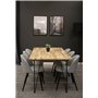 Matgrupp Bali med Velvet matstolar, 200 × 90 cm