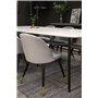 Matgrupp Polar med Velvet matstolar, 240 × 100 cm