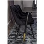 Matgrupp Dipp med Velvet Deluxe matstolar, 180 × 90 cm