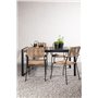 Matgrupp Togo med Lindos matstolar, 150 × 90 cm
