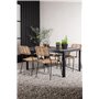 Matgrupp Togo med Lindos matstolar, 150 × 90 cm