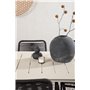 Matgrupp Lina med Lindos matstolar, 200 × 90 cm, Beige/Svart