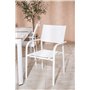 Matgrupp Togo med Santorini matstolar, 150 × 90 cm