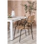 Matgrupp Togo med Lindos matstolar, 150 × 90 cm