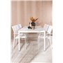 Matgrupp Togo med Santorini matstolar, 200 × 100 cm