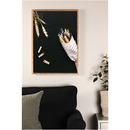Flowers on table Poster